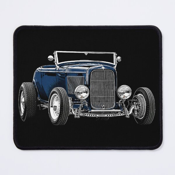 Item preview, Blue 1932 Ford Deuce Roadster – Classic Hot Rod Art designed and sold by Stinky Lincy's Apparel Company.