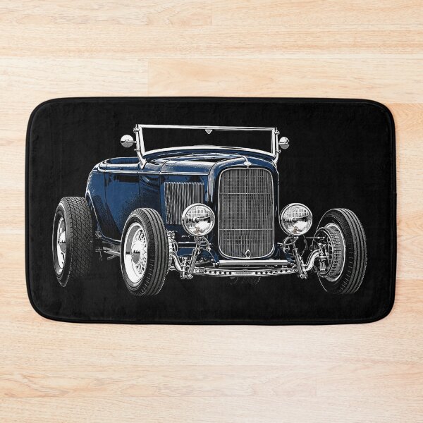 Item preview, Blue 1932 Ford Deuce Roadster – Classic Hot Rod Art designed and sold by Stinky Lincy's Apparel Company.