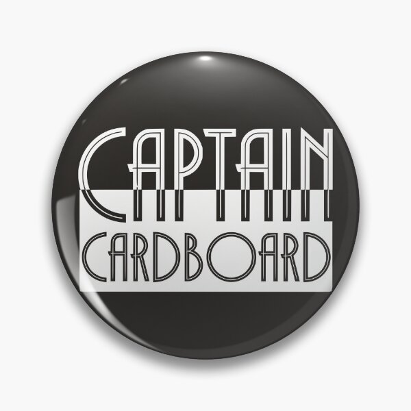 Item preview, Captain Cardboard Board Game Lover Black White designed and sold by TackyTime.