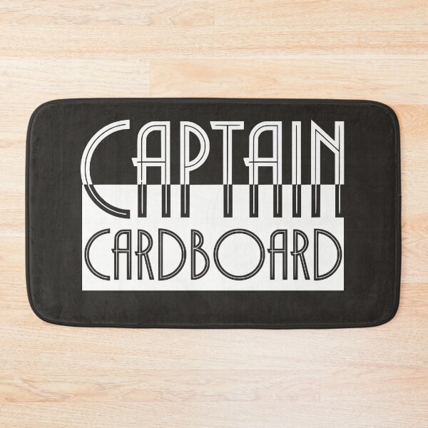 Item preview, Captain Cardboard Board Game Lover Black White designed and sold by TackyTime.
