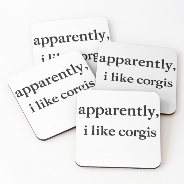 Item preview, Apparently, I Like Corgis Funny Dog Lover T-Shirt designed and sold by DijaMar.