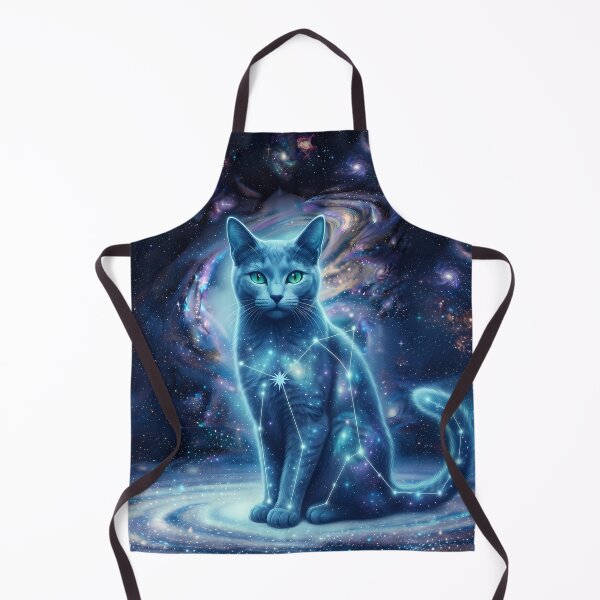 Item preview, Cosmic Russian Blue: Sapphire Soul & Icy Nebula Guardian designed and sold by SOOstudio73.