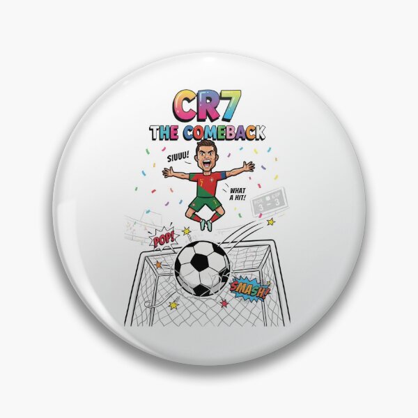 Item preview, CR7 The Comeback Cristiano Ronaldo Football Cartoon Art designed and sold by annaarthk.