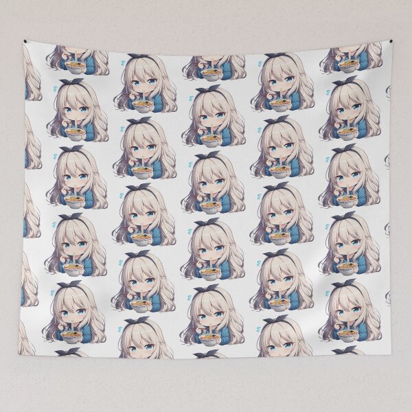 Item preview, Shimada Alice Girls Und Panzer Chibi Ramen Blue Eyes Kawaii designed and sold by mildaclairmo.