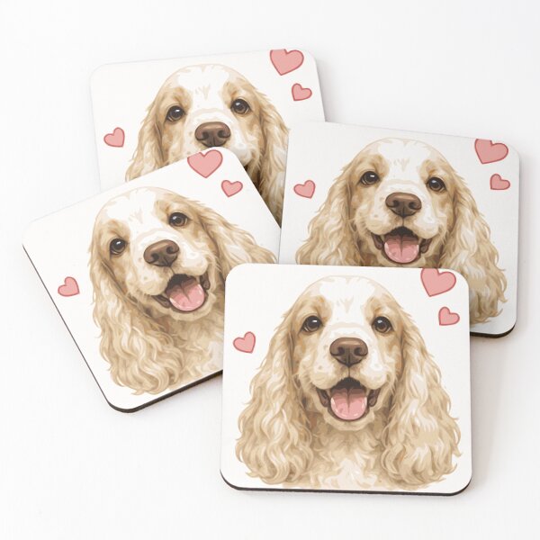 Item preview, Cocker Spaniel orange #4 designed and sold by Royal Spark Studio.
