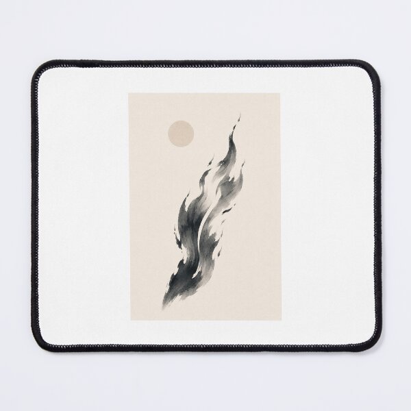Item preview, Silent Flame | Minimal Nordic Fire Illustration designed and sold by Norvian.