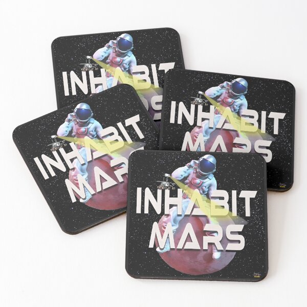 Item preview, Inhabit Mars designed and sold by aliengalaxiesglobal.
