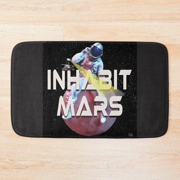 Item preview, Inhabit Mars designed and sold by aliengalaxiesglobal.