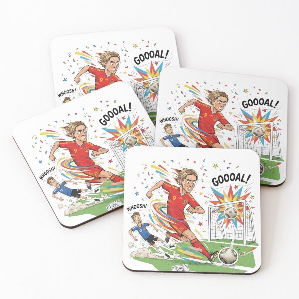 Item preview, Torres Final Hero Euro 2008 Football Cartoon Art designed and sold by annaarthk.