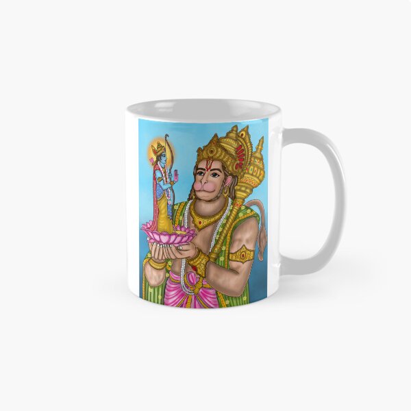 Item preview, Lord Ram & Hanuman Artwork | Divine Hindu Devotional Digital Illustration designed and sold by Harshit_Digital_Arts.