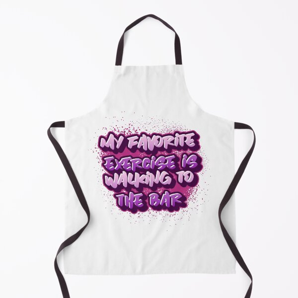 Item preview, My Favorite Exercise is walking to the bar designed and sold by CreationsbYKz.