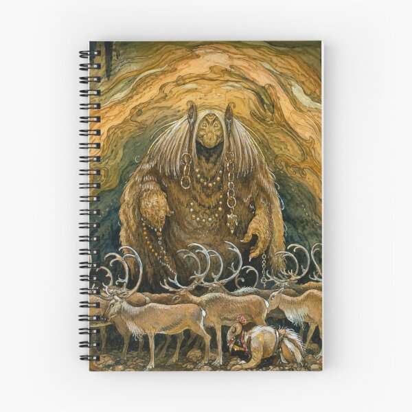 Item preview, John Bauer Print, Art Nouveau Fantasy Illustration, Nila’s Sacrifice Christmas Goat Julbocken II, Folklore Lovers designed and sold by RickE.
