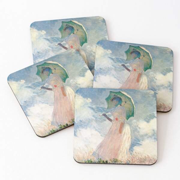 Item preview, Woman with a Parasol – Madame Monet and Her Son (La Femme à l'ombrelle – Madame Monet et son fils), Claude Monet, 1875 designed and sold by The Gaping Maw.