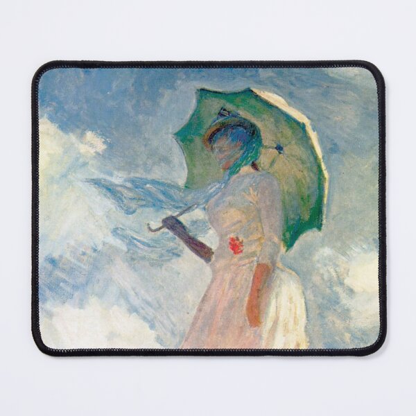 Item preview, Woman with a Parasol – Madame Monet and Her Son (La Femme à l'ombrelle – Madame Monet et son fils), Claude Monet, 1875 designed and sold by The Gaping Maw.
