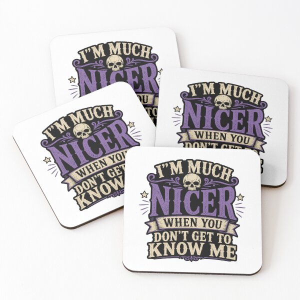 Item preview, I'm much nicer... designed and sold by TY-Cat-Tees.