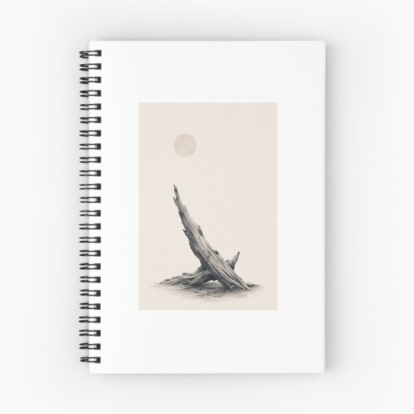 Item preview, Silent Driftwood | Minimal Nordic Driftwood Illustration designed and sold by Norvian.