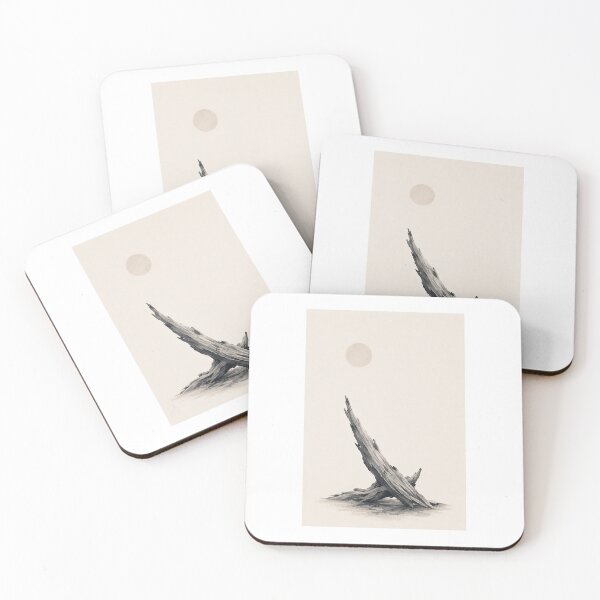Item preview, Silent Driftwood | Minimal Nordic Driftwood Illustration designed and sold by Norvian.