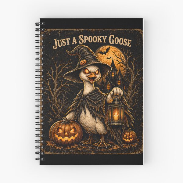 Item preview, Just a Spooky Goose Halloween Witch Classic T-Shirt  designed and sold by podlook.