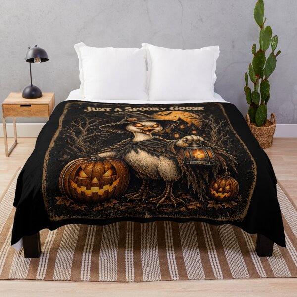 Item preview, Just a Spooky Goose Halloween Witch Classic T-Shirt designed and sold by podlook.