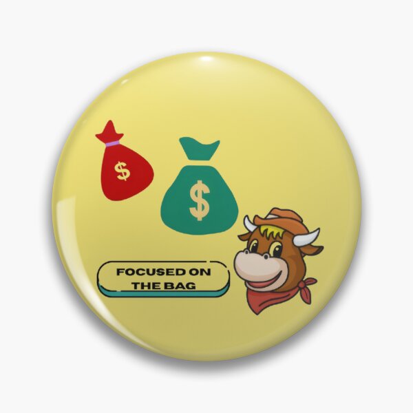 Item preview, Finance-focused animated bull design designed and sold by WealthVector.