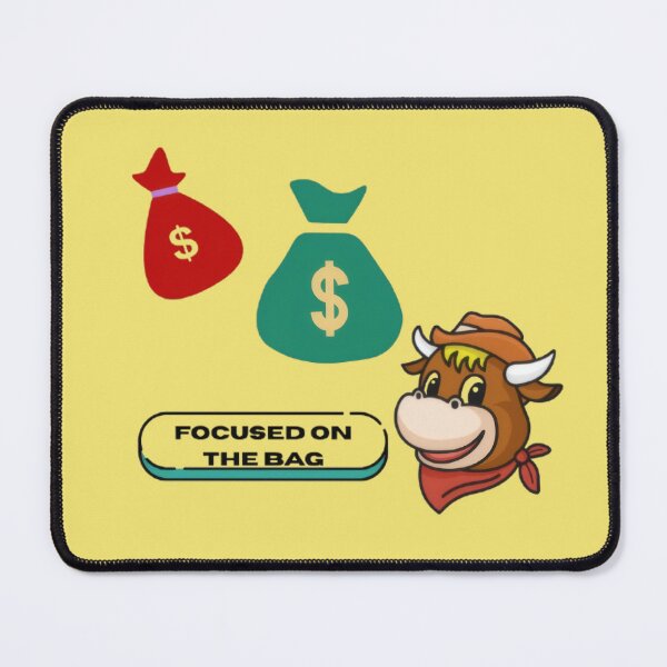 Item preview, Finance-focused animated bull design designed and sold by WealthVector.