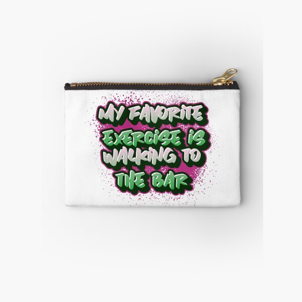Item preview, My Favorite Exercise is walking to the bar   designed and sold by CreationsbYKz.