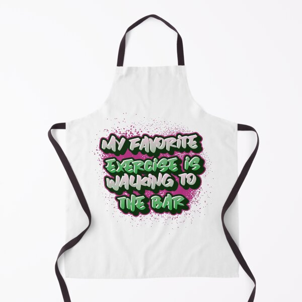 Item preview, My Favorite Exercise is walking to the bar designed and sold by CreationsbYKz.