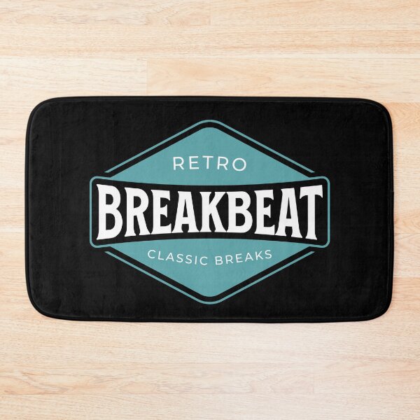 Item preview, BREAKBEAT - Breaks Badge (White)  designed and sold by Discothreadz.