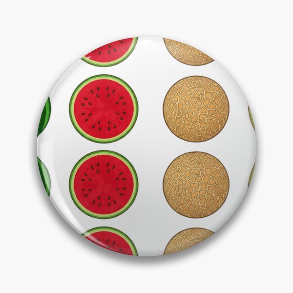 Item preview, watermelon cantaloupe pattern designed and sold by PhiloDoh.
