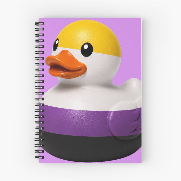 Item preview, Nonbinary Pride Flag Rubber Ducky designed and sold by Shirts With Pride.