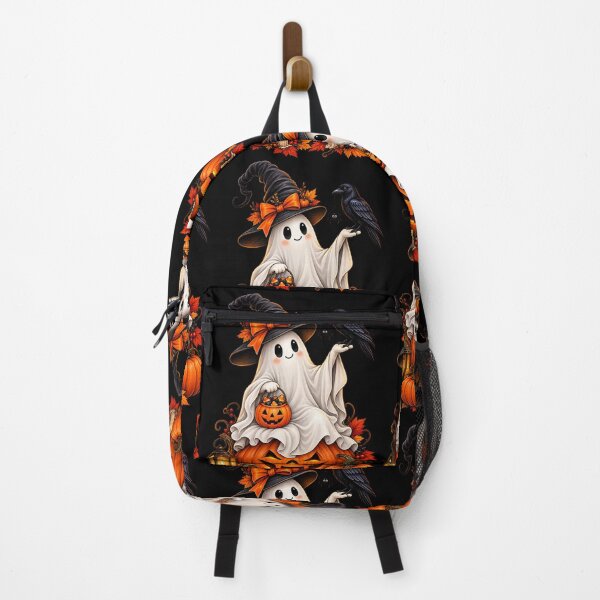 Item preview, Cute Halloween Ghost with Raven designed and sold by NucciCollective.