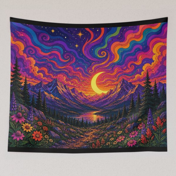 Item preview, Moon Over Mountains designed and sold by bernswell.