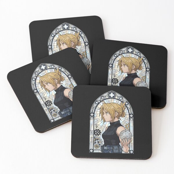 Item preview, Riza Hawkeye Fullmetal Alchemist Alchemy Stained Glass Portrait designed and sold by mildaclairmo.