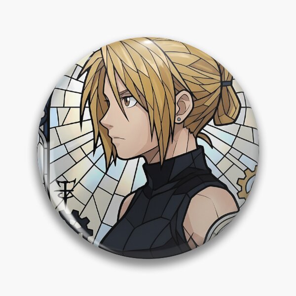 Item preview, Riza Hawkeye Fullmetal Alchemist Alchemy Stained Glass Portrait designed and sold by mildaclairmo.
