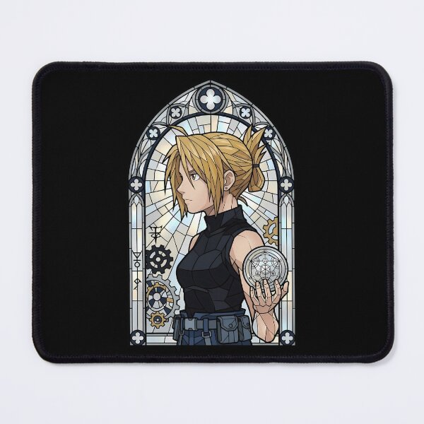 Item preview, Riza Hawkeye Fullmetal Alchemist Alchemy Stained Glass Portrait designed and sold by mildaclairmo.