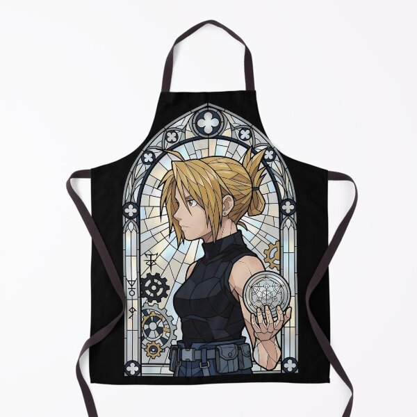 Item preview, Riza Hawkeye Fullmetal Alchemist Alchemy Stained Glass Portrait designed and sold by mildaclairmo.