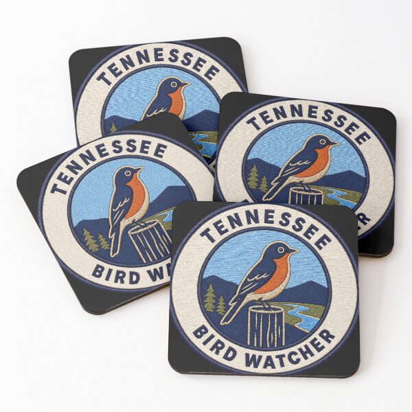 Item preview, Tennessee Bird Watcher American Robin Smoky Mountains Patch designed and sold by The-Drip-Studio.