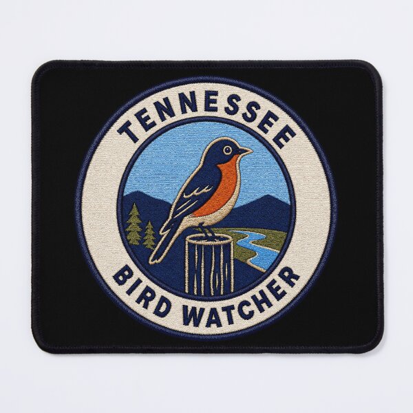Item preview, Tennessee Bird Watcher American Robin Smoky Mountains Patch designed and sold by The-Drip-Studio.