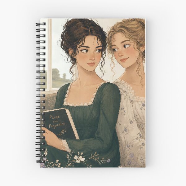 Item preview, Pride and Prejudice Elizabeth and Jane Sisterhood Art designed and sold by anabellstar design co.
