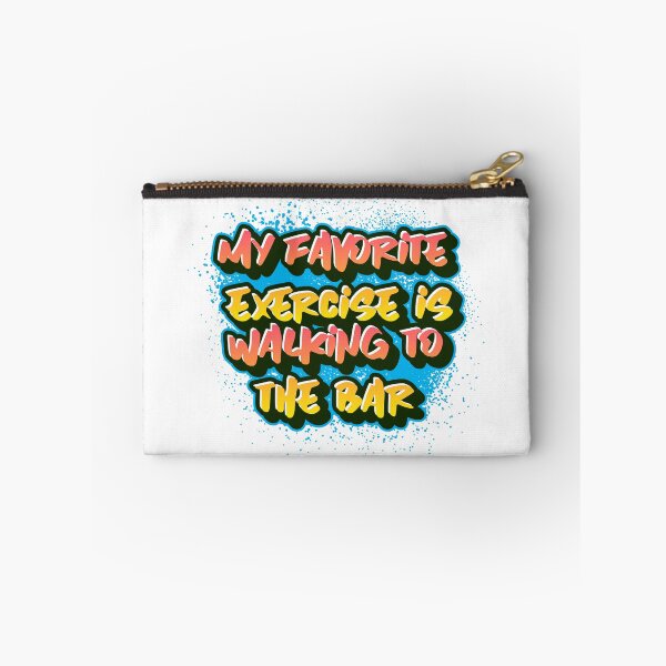 Item preview, My Favorite Exercise is walking to the bar   designed and sold by CreationsbYKz.
