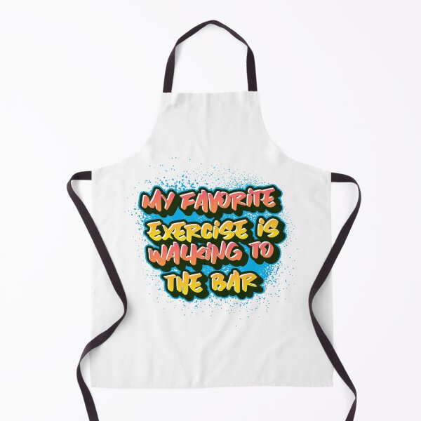 Item preview, My Favorite Exercise is walking to the bar designed and sold by CreationsbYKz.