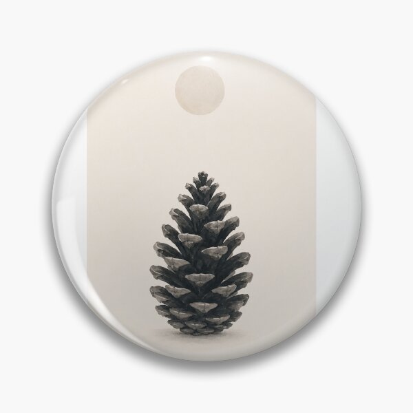 Item preview, Silent Pinecone | Minimal Nordic Pinecone Illustration designed and sold by Norvian.