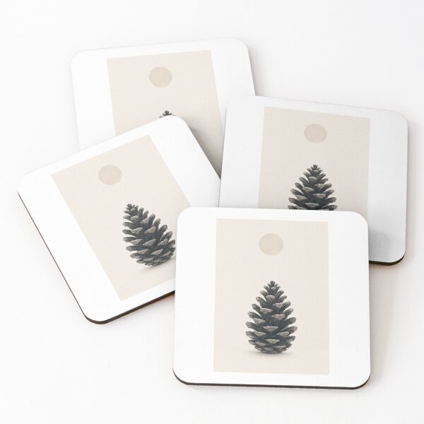 Item preview, Silent Pinecone | Minimal Nordic Pinecone Illustration designed and sold by Norvian.