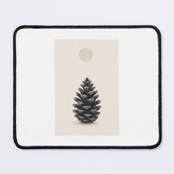 Item preview, Silent Pinecone | Minimal Nordic Pinecone Illustration designed and sold by Norvian.