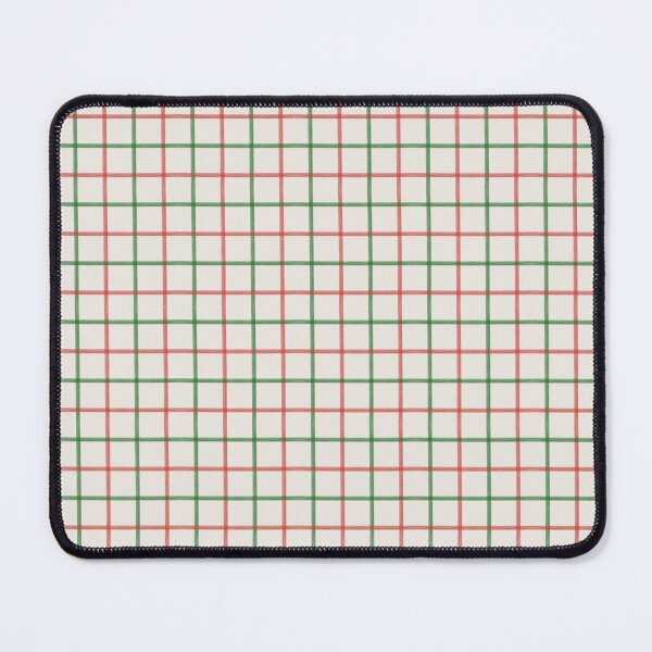 Item preview, Watercolor Christmas Red and Green Check Pattern on Cream designed and sold by QuestingPixel.