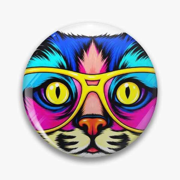 Item preview, cat pop art designed and sold by FritschBryana.