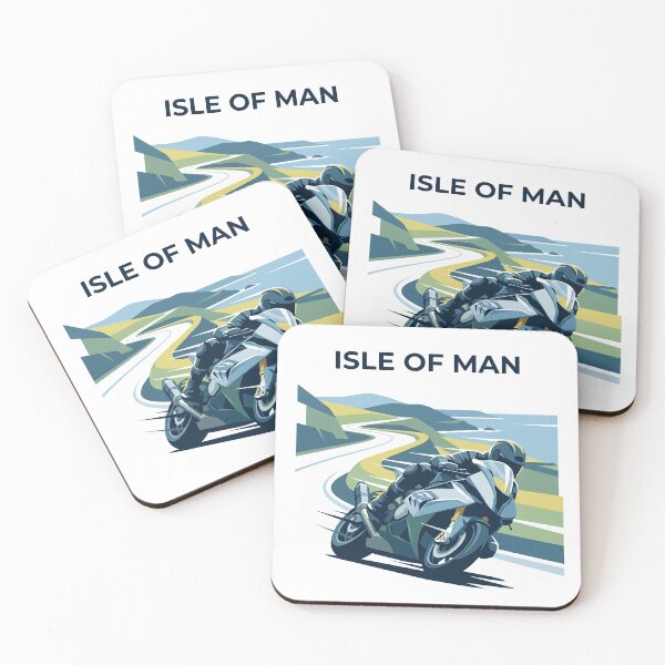 Item preview, Isle of Man TT Vintage Mountain Course Superbike Poster designed and sold by KiwiRider.
