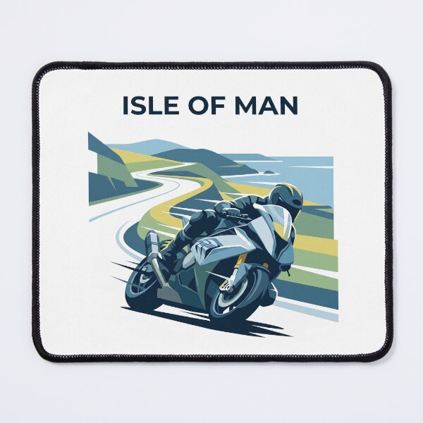 Item preview, Isle of Man TT Vintage Mountain Course Superbike Poster designed and sold by KiwiRider.