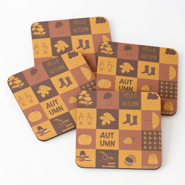 Item preview, Autumn Geometric Square Pattern designed and sold by IrynaAlex.