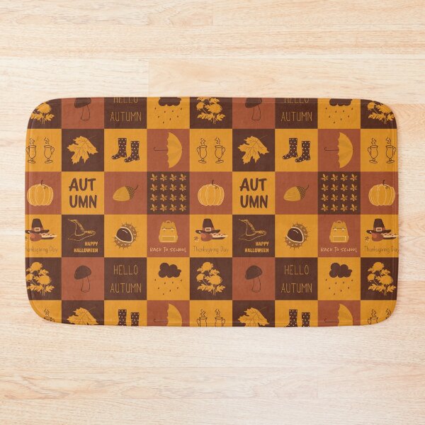 Item preview, Autumn Geometric Square Pattern designed and sold by IrynaAlex.